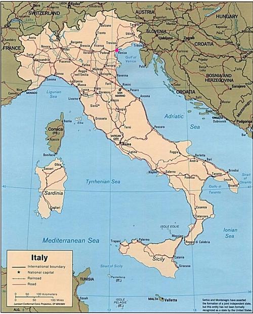 意大利威尼斯鬼岛（威尼斯位于意大利东北部,由118个岛屿）