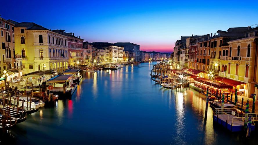 威尼斯运河景观图片（威尼斯运河景观图片大全）